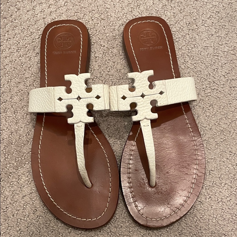 Tory Burch Logo Sandals